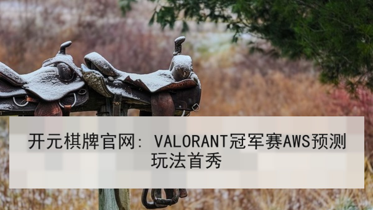 开元棋牌官网: VALORANT冠军赛AWS预测玩法首秀
